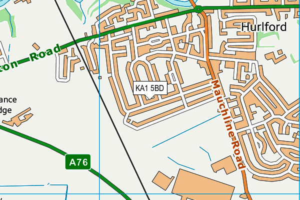 KA1 5BD map - OS VectorMap District (Ordnance Survey) KA1 5BD map - OS VectorMap District (Ordnance Survey)