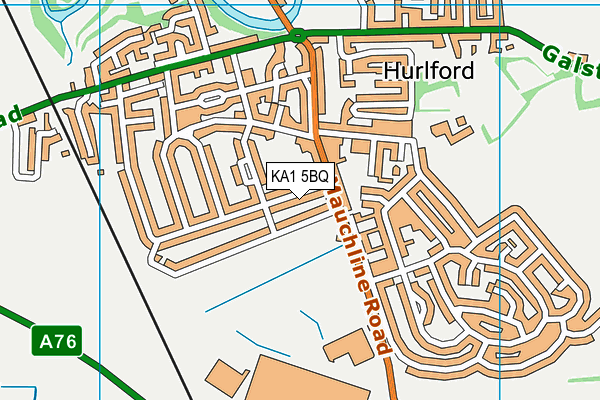 KA1 5BQ map - OS VectorMap District (Ordnance Survey) KA1 5BQ map - OS VectorMap District (Ordnance Survey)