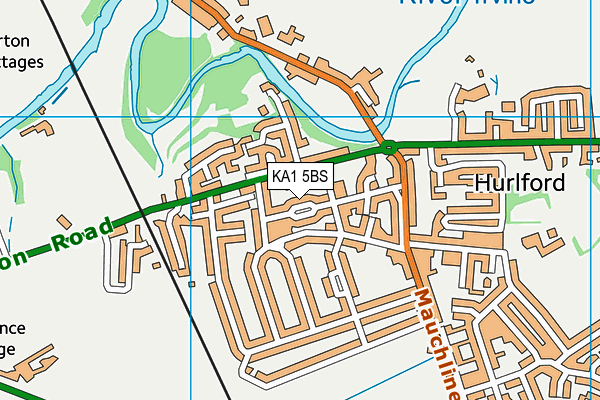 KA1 5BS map - OS VectorMap District (Ordnance Survey) KA1 5BS map - OS VectorMap District (Ordnance Survey)