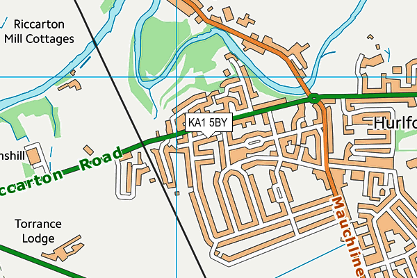 KA1 5BY map - OS VectorMap District (Ordnance Survey) KA1 5BY map - OS VectorMap District (Ordnance Survey)