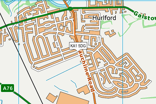 KA1 5DG map - OS VectorMap District (Ordnance Survey) KA1 5DG map - OS VectorMap District (Ordnance Survey)