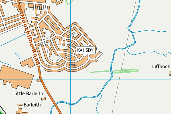 KA1 5DY map - OS VectorMap District (Ordnance Survey) KA1 5DY map - OS VectorMap District (Ordnance Survey)