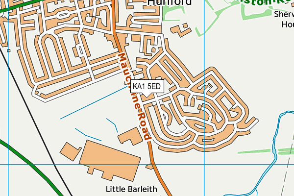 KA1 5ED map - OS VectorMap District (Ordnance Survey) KA1 5ED map - OS VectorMap District (Ordnance Survey)