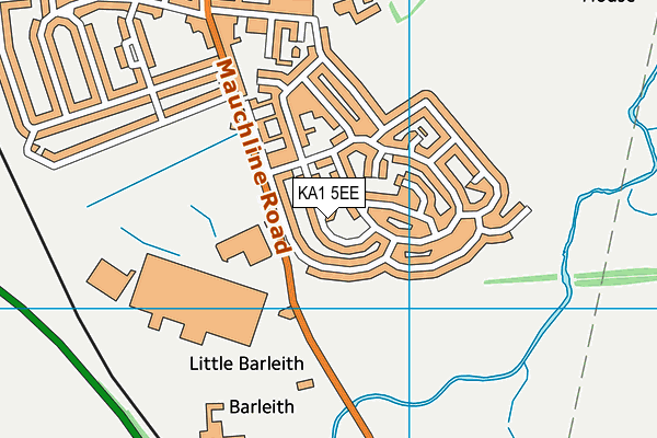 KA1 5EE map - OS VectorMap District (Ordnance Survey) KA1 5EE map - OS VectorMap District (Ordnance Survey)