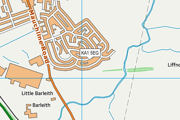KA1 5EG map - OS VectorMap District (Ordnance Survey) KA1 5EG map - OS VectorMap District (Ordnance Survey)