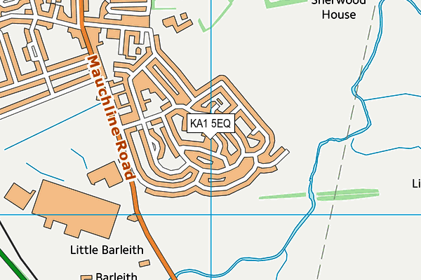KA1 5EQ map - OS VectorMap District (Ordnance Survey) KA1 5EQ map - OS VectorMap District (Ordnance Survey)