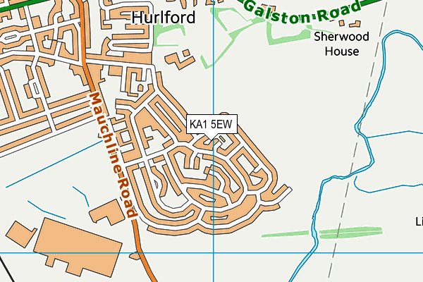 KA1 5EW map - OS VectorMap District (Ordnance Survey) KA1 5EW map - OS VectorMap District (Ordnance Survey)