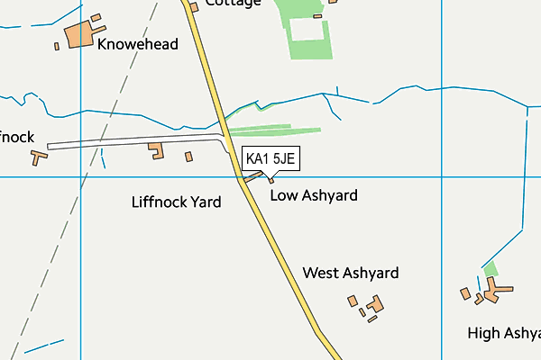 KA1 5JE map - OS VectorMap District (Ordnance Survey) KA1 5JE map - OS VectorMap District (Ordnance Survey)