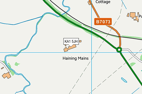 KA1 5JH map - OS VectorMap District (Ordnance Survey) KA1 5JH map - OS VectorMap District (Ordnance Survey)