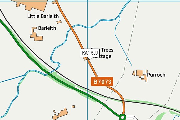 KA1 5JJ map - OS VectorMap District (Ordnance Survey) KA1 5JJ map - OS VectorMap District (Ordnance Survey)