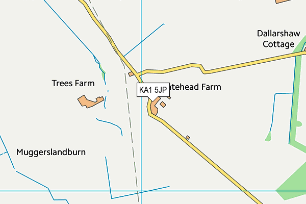 KA1 5JP map - OS VectorMap District (Ordnance Survey) KA1 5JP map - OS VectorMap District (Ordnance Survey)