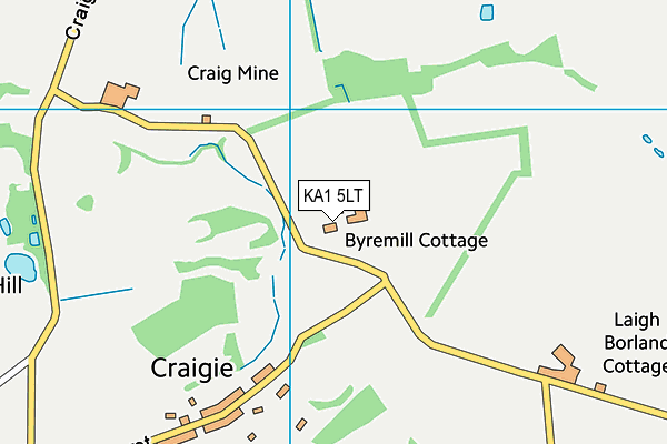 KA1 5LT map - OS VectorMap District (Ordnance Survey) KA1 5LT map - OS VectorMap District (Ordnance Survey)