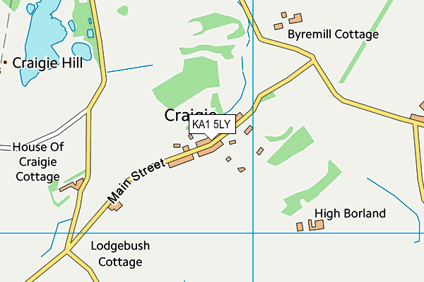 KA1 5LY map - OS VectorMap District (Ordnance Survey) KA1 5LY map - OS VectorMap District (Ordnance Survey)