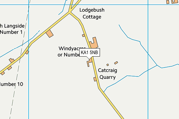 KA1 5NB map - OS VectorMap District (Ordnance Survey) KA1 5NB map - OS VectorMap District (Ordnance Survey)