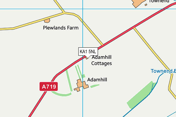 KA1 5NL map - OS VectorMap District (Ordnance Survey)