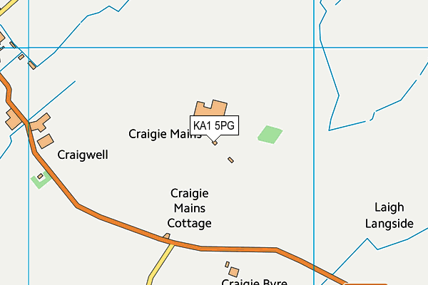 KA1 5PG map - OS VectorMap District (Ordnance Survey) KA1 5PG map - OS VectorMap District (Ordnance Survey)