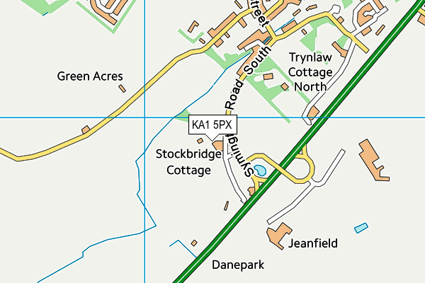 KA1 5PX map - OS VectorMap District (Ordnance Survey) KA1 5PX map - OS VectorMap District (Ordnance Survey)