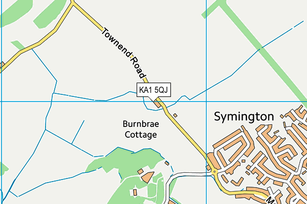 KA1 5QJ map - OS VectorMap District (Ordnance Survey) KA1 5QJ map - OS VectorMap District (Ordnance Survey)