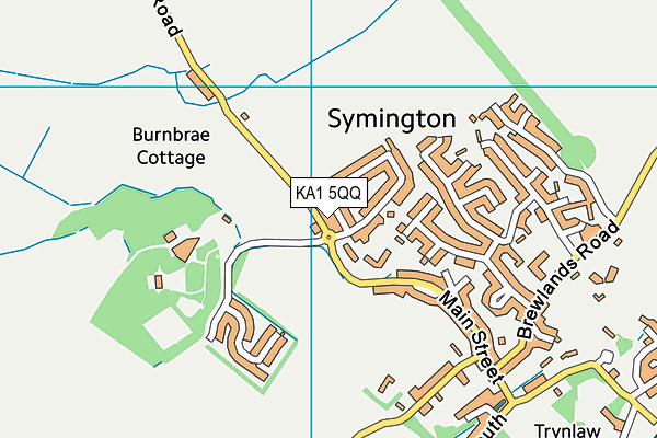 KA1 5QQ map - OS VectorMap District (Ordnance Survey) KA1 5QQ map - OS VectorMap District (Ordnance Survey)