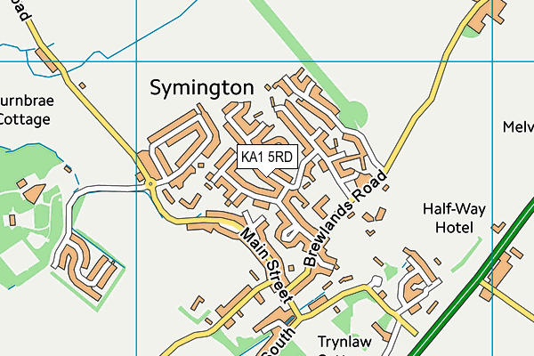 KA1 5RD map - OS VectorMap District (Ordnance Survey) KA1 5RD map - OS VectorMap District (Ordnance Survey)