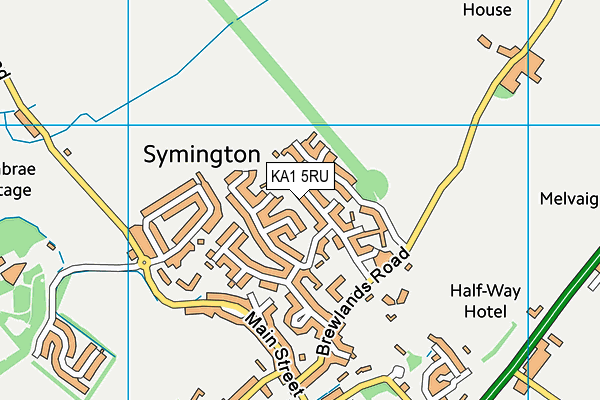 KA1 5RU map - OS VectorMap District (Ordnance Survey) KA1 5RU map - OS VectorMap District (Ordnance Survey)