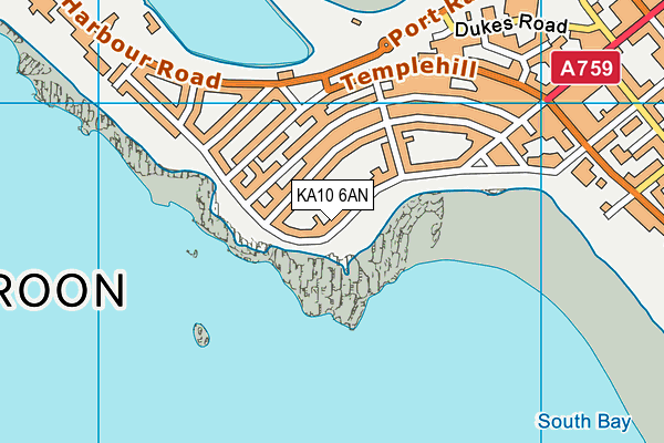 KA10 6AN map - OS VectorMap District (Ordnance Survey) KA10 6AN map - OS VectorMap District (Ordnance Survey)