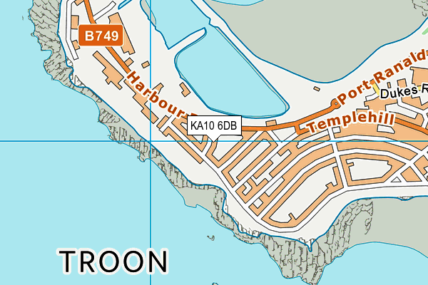 KA10 6DB map - OS VectorMap District (Ordnance Survey) KA10 6DB map - OS VectorMap District (Ordnance Survey)