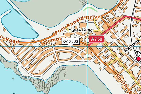 KA10 6DS map - OS VectorMap District (Ordnance Survey) KA10 6DS map - OS VectorMap District (Ordnance Survey)