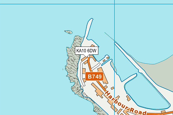 KA10 6DW map - OS VectorMap District (Ordnance Survey) KA10 6DW map - OS VectorMap District (Ordnance Survey)