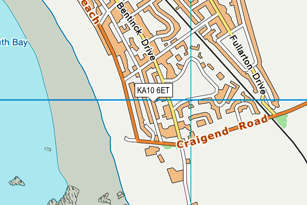 KA10 6ET map - OS VectorMap District (Ordnance Survey) KA10 6ET map - OS VectorMap District (Ordnance Survey)