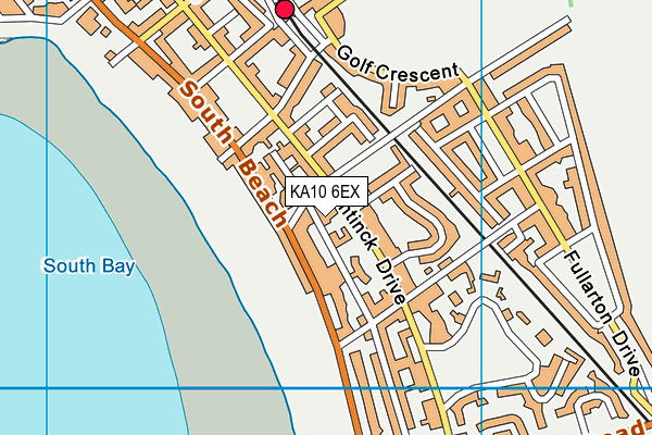 KA10 6EX map - OS VectorMap District (Ordnance Survey) KA10 6EX map - OS VectorMap District (Ordnance Survey)