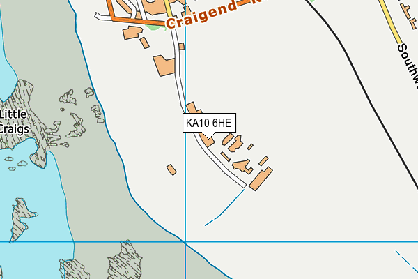 KA10 6HE map - OS VectorMap District (Ordnance Survey) KA10 6HE map - OS VectorMap District (Ordnance Survey)