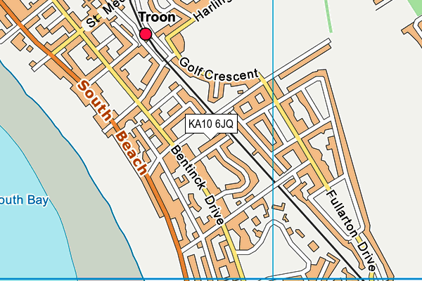 KA10 6JQ map - OS VectorMap District (Ordnance Survey) KA10 6JQ map - OS VectorMap District (Ordnance Survey)