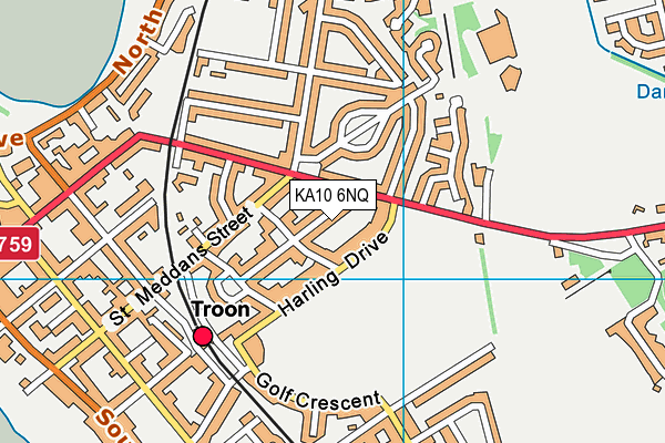 KA10 6NQ map - OS VectorMap District (Ordnance Survey) KA10 6NQ map - OS VectorMap District (Ordnance Survey)
