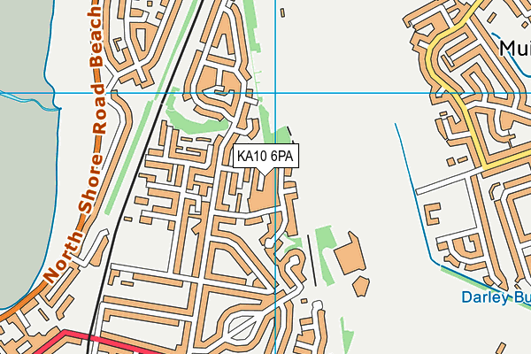 KA10 6PA map - OS VectorMap District (Ordnance Survey) KA10 6PA map - OS VectorMap District (Ordnance Survey)