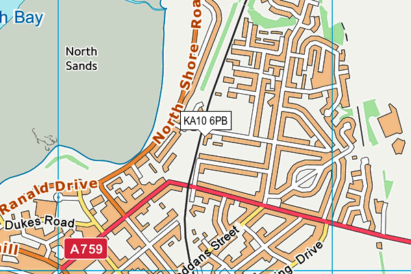 KA10 6PB map - OS VectorMap District (Ordnance Survey) KA10 6PB map - OS VectorMap District (Ordnance Survey)