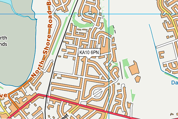 KA10 6PN map - OS VectorMap District (Ordnance Survey) KA10 6PN map - OS VectorMap District (Ordnance Survey)