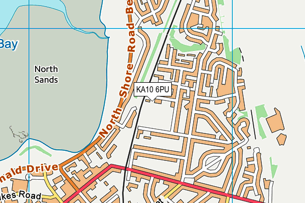 KA10 6PU map - OS VectorMap District (Ordnance Survey) KA10 6PU map - OS VectorMap District (Ordnance Survey)
