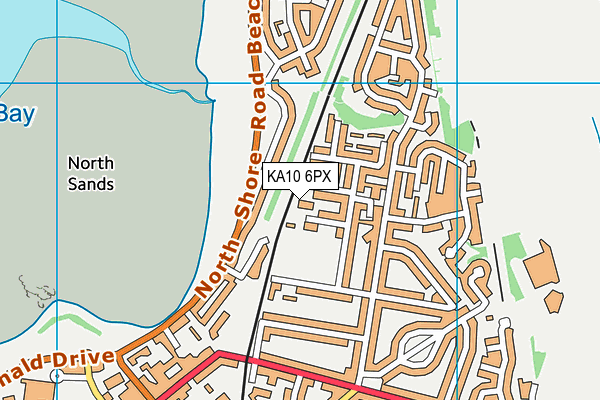 KA10 6PX map - OS VectorMap District (Ordnance Survey) KA10 6PX map - OS VectorMap District (Ordnance Survey)