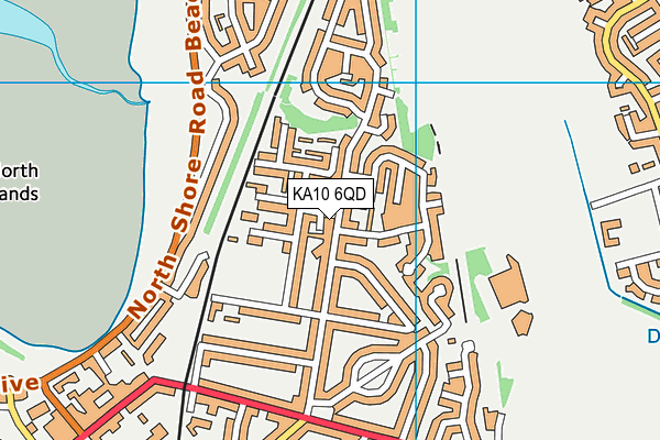 KA10 6QD map - OS VectorMap District (Ordnance Survey) KA10 6QD map - OS VectorMap District (Ordnance Survey)