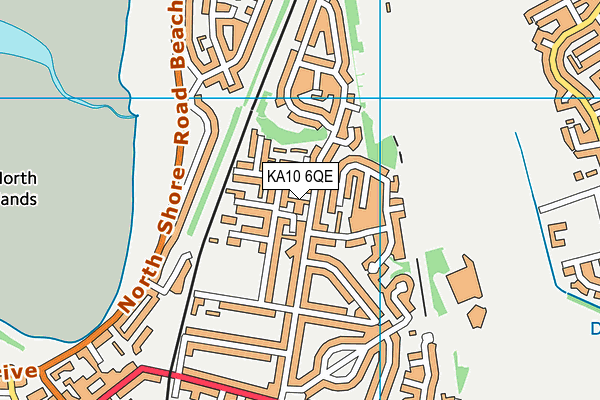 KA10 6QE map - OS VectorMap District (Ordnance Survey) KA10 6QE map - OS VectorMap District (Ordnance Survey)
