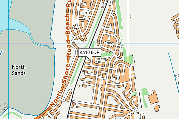 KA10 6QP map - OS VectorMap District (Ordnance Survey) KA10 6QP map - OS VectorMap District (Ordnance Survey)