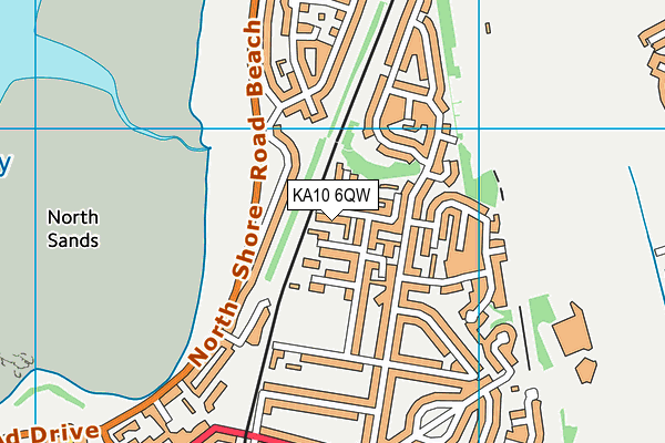 KA10 6QW map - OS VectorMap District (Ordnance Survey) KA10 6QW map - OS VectorMap District (Ordnance Survey)