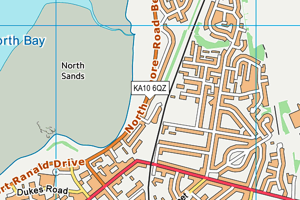 KA10 6QZ map - OS VectorMap District (Ordnance Survey) KA10 6QZ map - OS VectorMap District (Ordnance Survey)