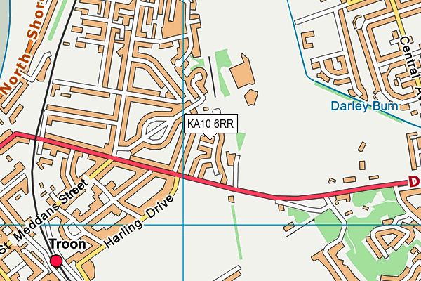 KA10 6RR map - OS VectorMap District (Ordnance Survey) KA10 6RR map - OS VectorMap District (Ordnance Survey)