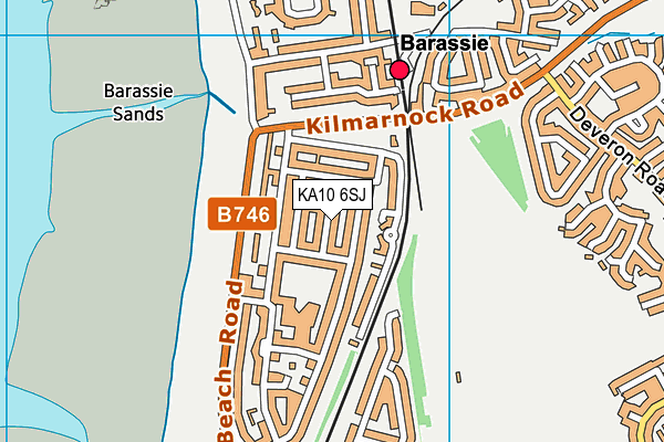 KA10 6SJ map - OS VectorMap District (Ordnance Survey) KA10 6SJ map - OS VectorMap District (Ordnance Survey)
