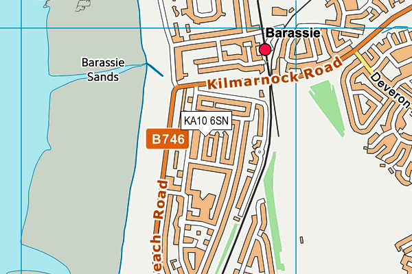 KA10 6SN map - OS VectorMap District (Ordnance Survey) KA10 6SN map - OS VectorMap District (Ordnance Survey)