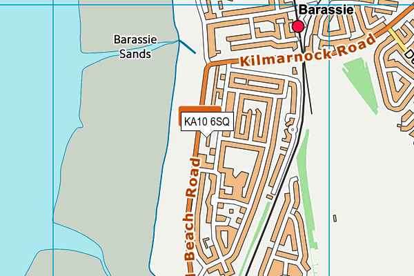 KA10 6SQ map - OS VectorMap District (Ordnance Survey) KA10 6SQ map - OS VectorMap District (Ordnance Survey)