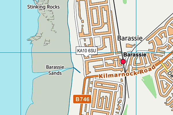 KA10 6SU map - OS VectorMap District (Ordnance Survey) KA10 6SU map - OS VectorMap District (Ordnance Survey)