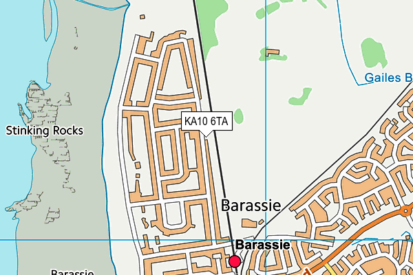 KA10 6TA map - OS VectorMap District (Ordnance Survey) KA10 6TA map - OS VectorMap District (Ordnance Survey)